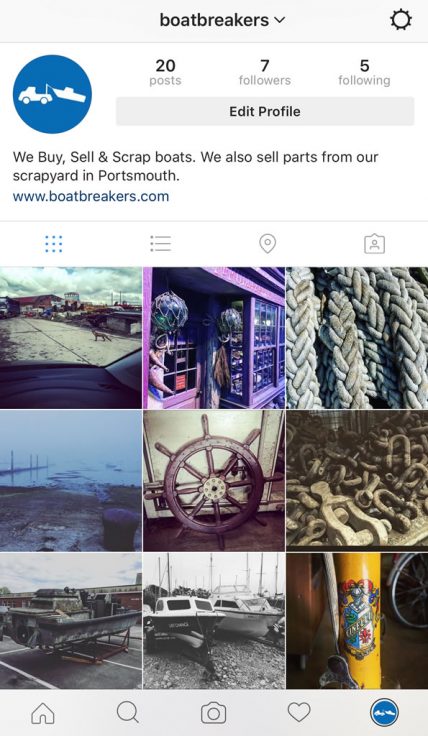 Boatbreakers are on Instagram