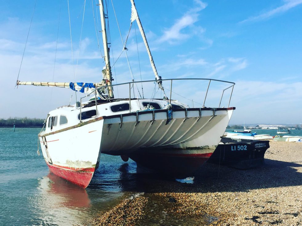 abandoned catamaran for sale near new south wales