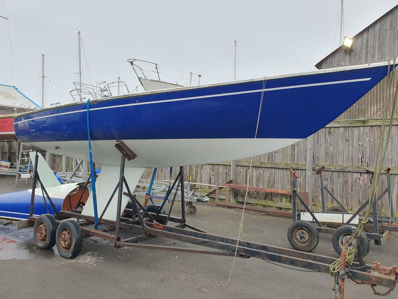 Soling 27 Scrap: Boatbreakers in Blyth