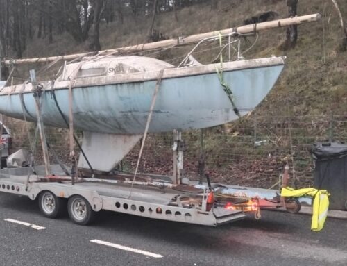 Boat breaking in Scotland