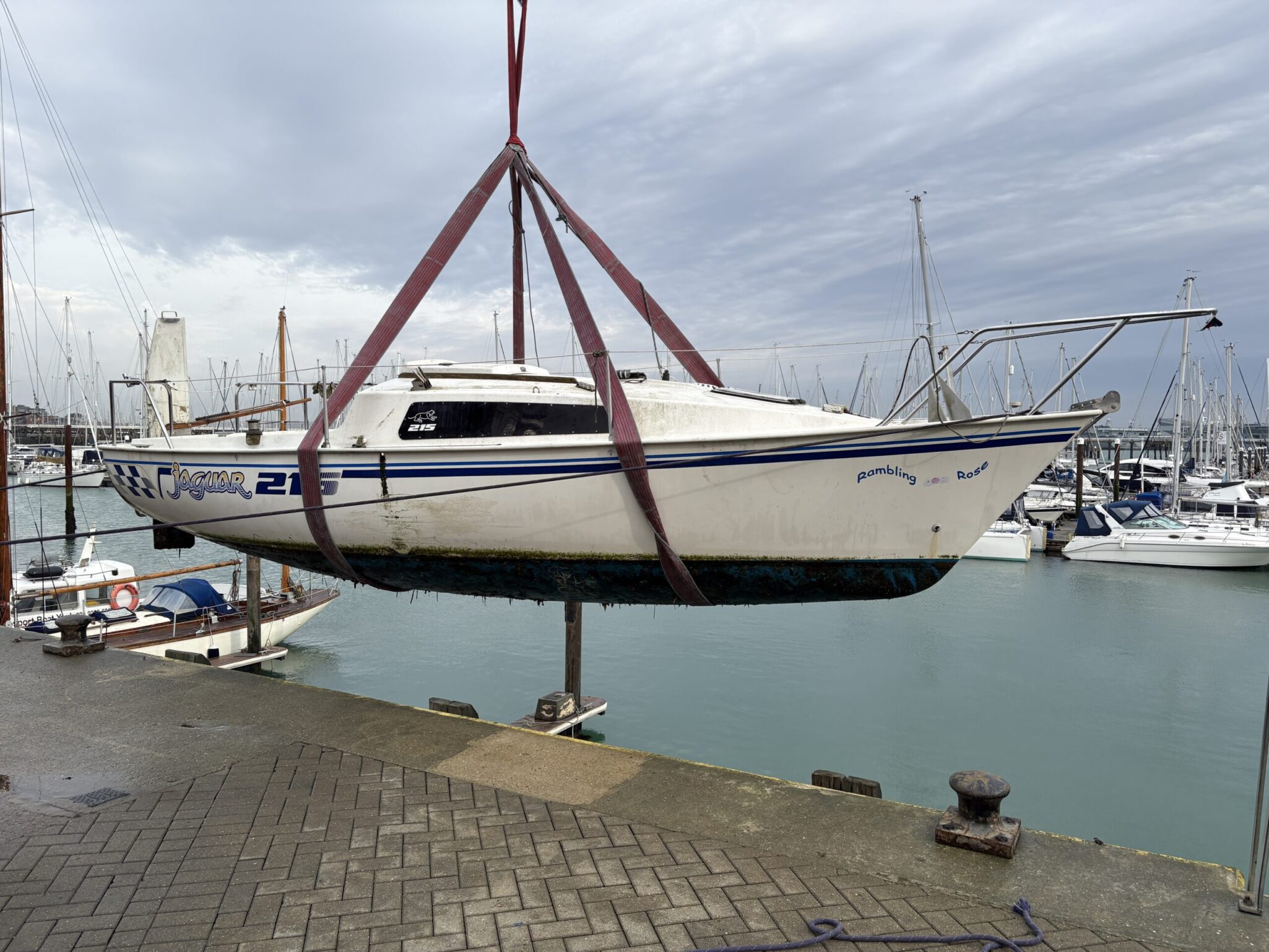 Jaguar 21 Collection From Mooring In Gosport