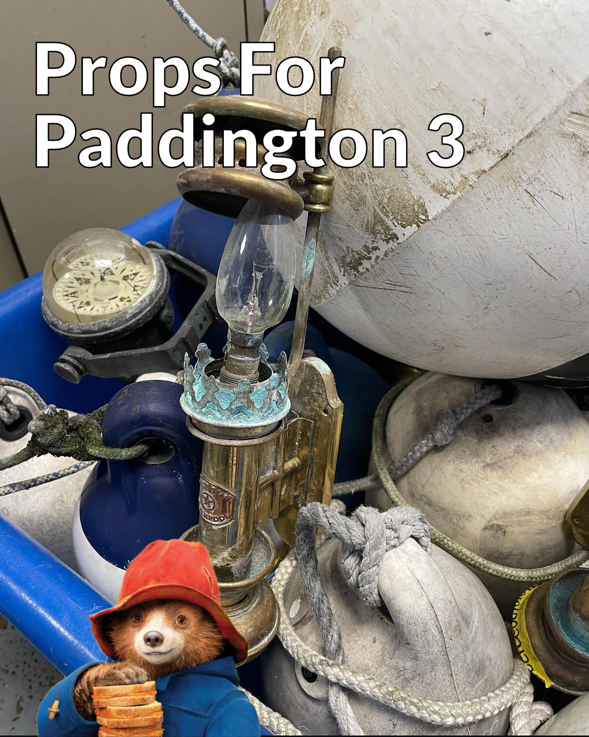 boat props from Boatbreakers provided for the Paddington 3 movie